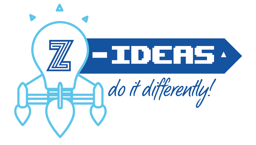 Logo Z-IDEAS : Do It Differently! - Calling All Bright Talents!