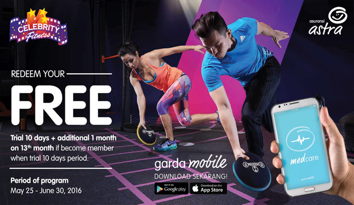 Promo medcare dengan celebrity fitness