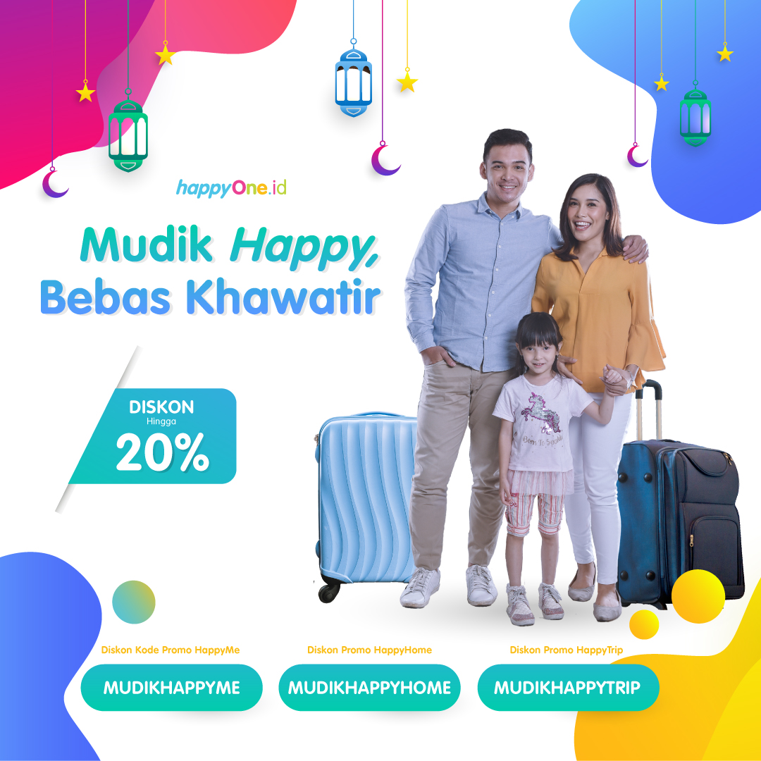 Mudik Happy dan Bebas Khawatir bersama HappyOne.id
