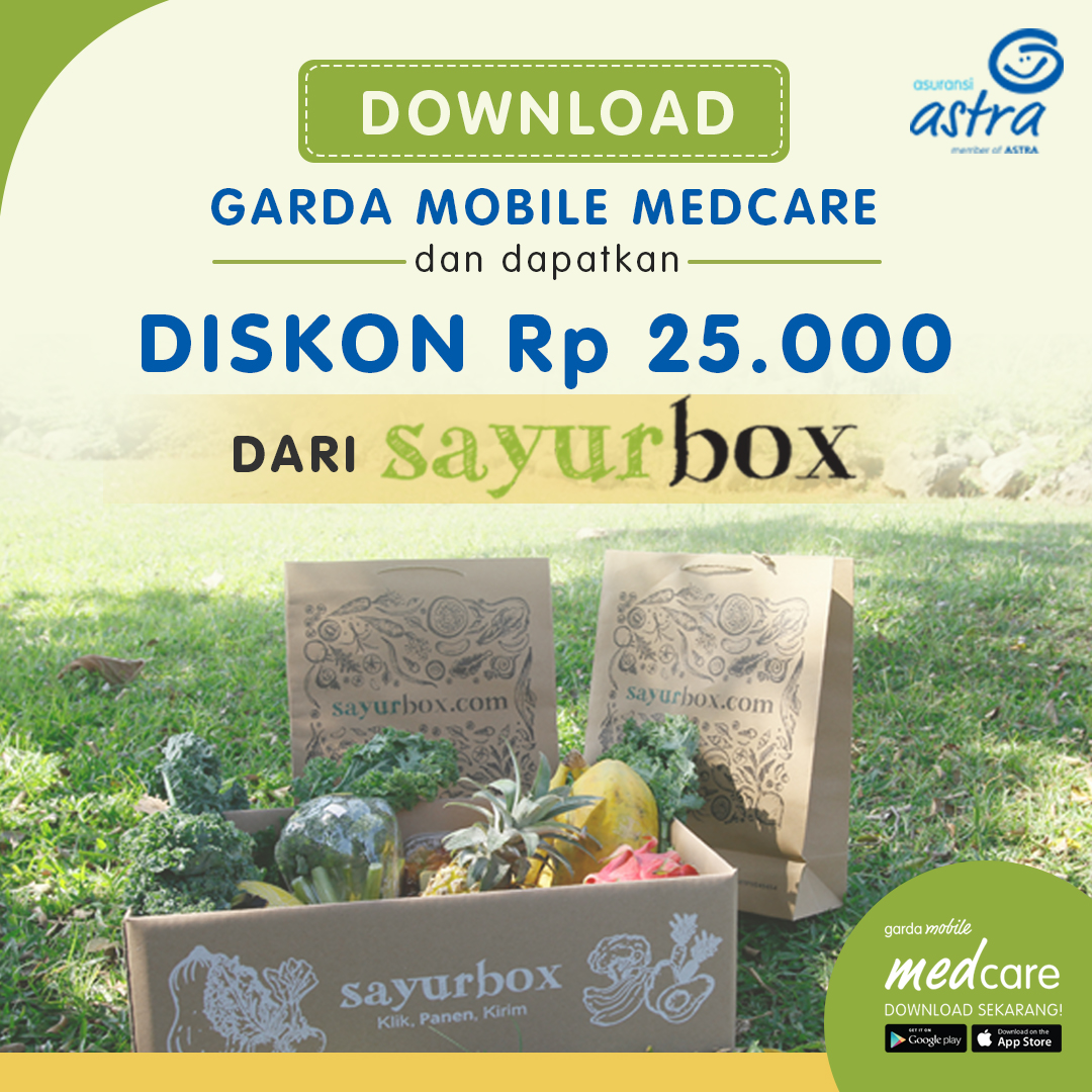 Diskon Rp 25.000 di Sayurbox