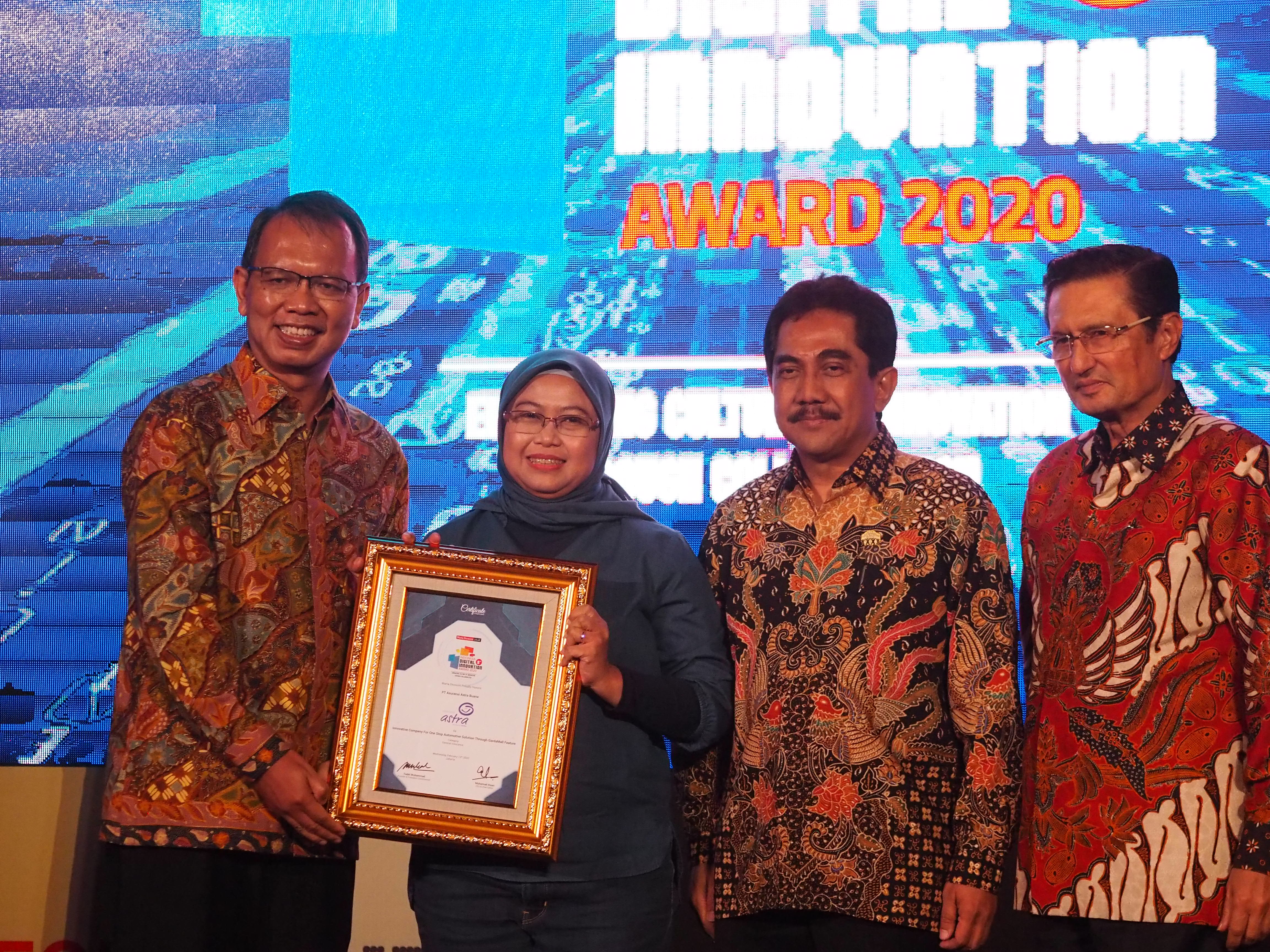 5 Tahun Berturut-turut Asuransi Astra Tak Pernah Absen Menang Indonesia Digital Innovation Award