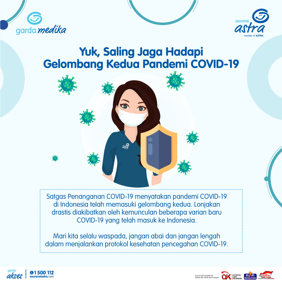 Yuk, Saling Jaga Hadapi Pandemi Gelombang Kedua Pandemi COVID-19