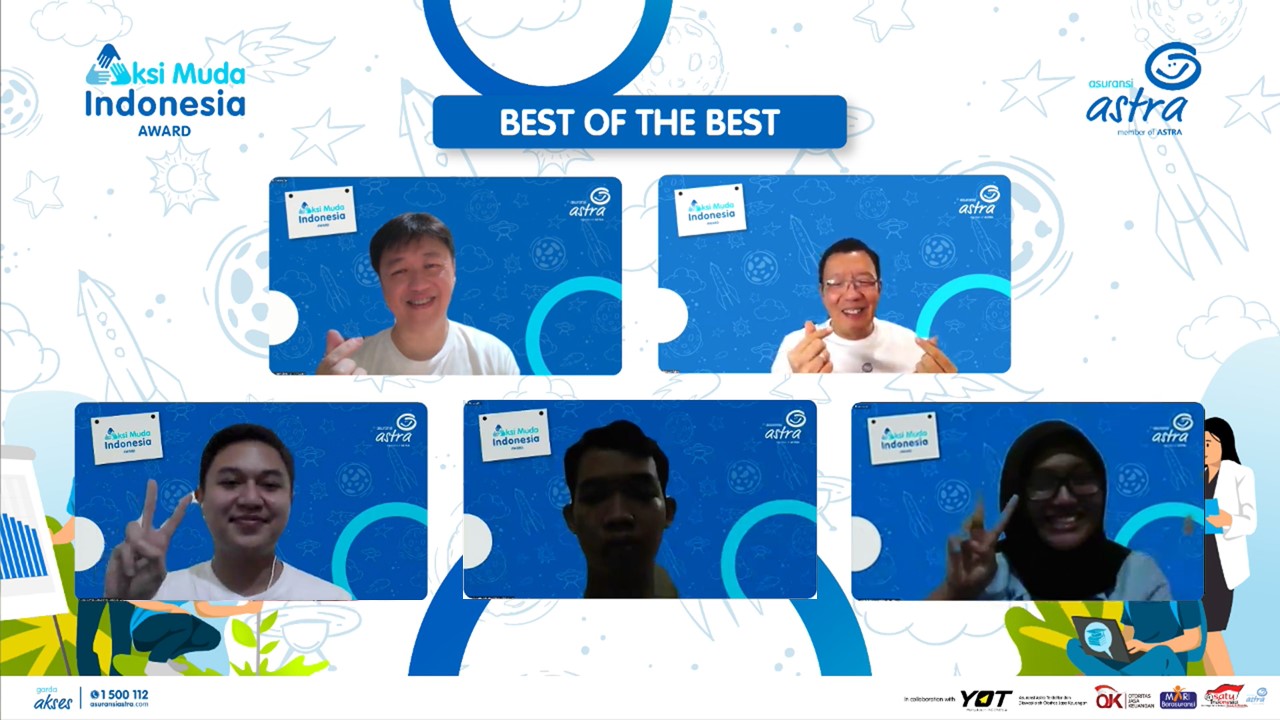 Mahasiswa perwakilan ARD Universitas Tadulako Palu melalui program UJALUP (Usaha Jamu Celup) berhasil menjadi pemenang Best of The Best dalam ajang AksiMudaIndonesia yang digelar Asuransi Astra