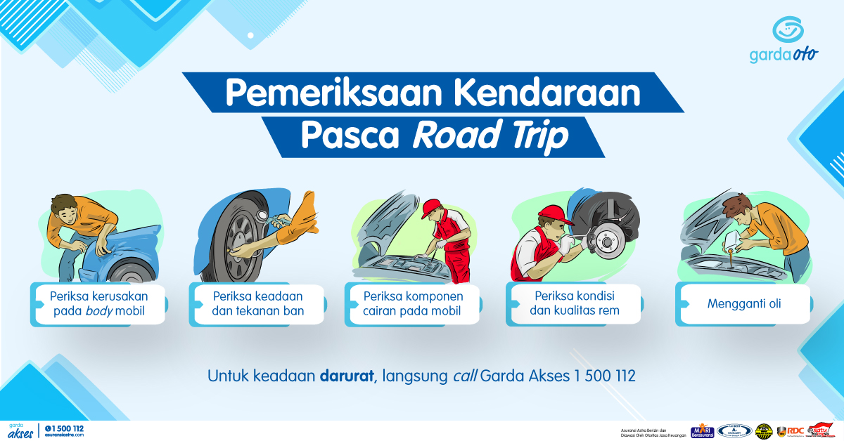 Pemeriksaan kendaraan pasca road trip