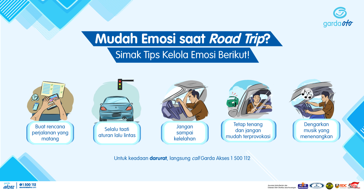 Tips mengelola emosi saat road trip