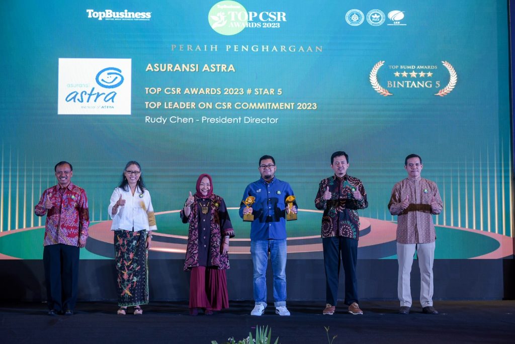 Berhasil Wujudkan Aspirasi Berkelanjutan dengan Menyelaraskan Kebutuhan Masyarakat, Asuransi Astra Berhasil Raih Penghargaan di Top CSR Awards 2023