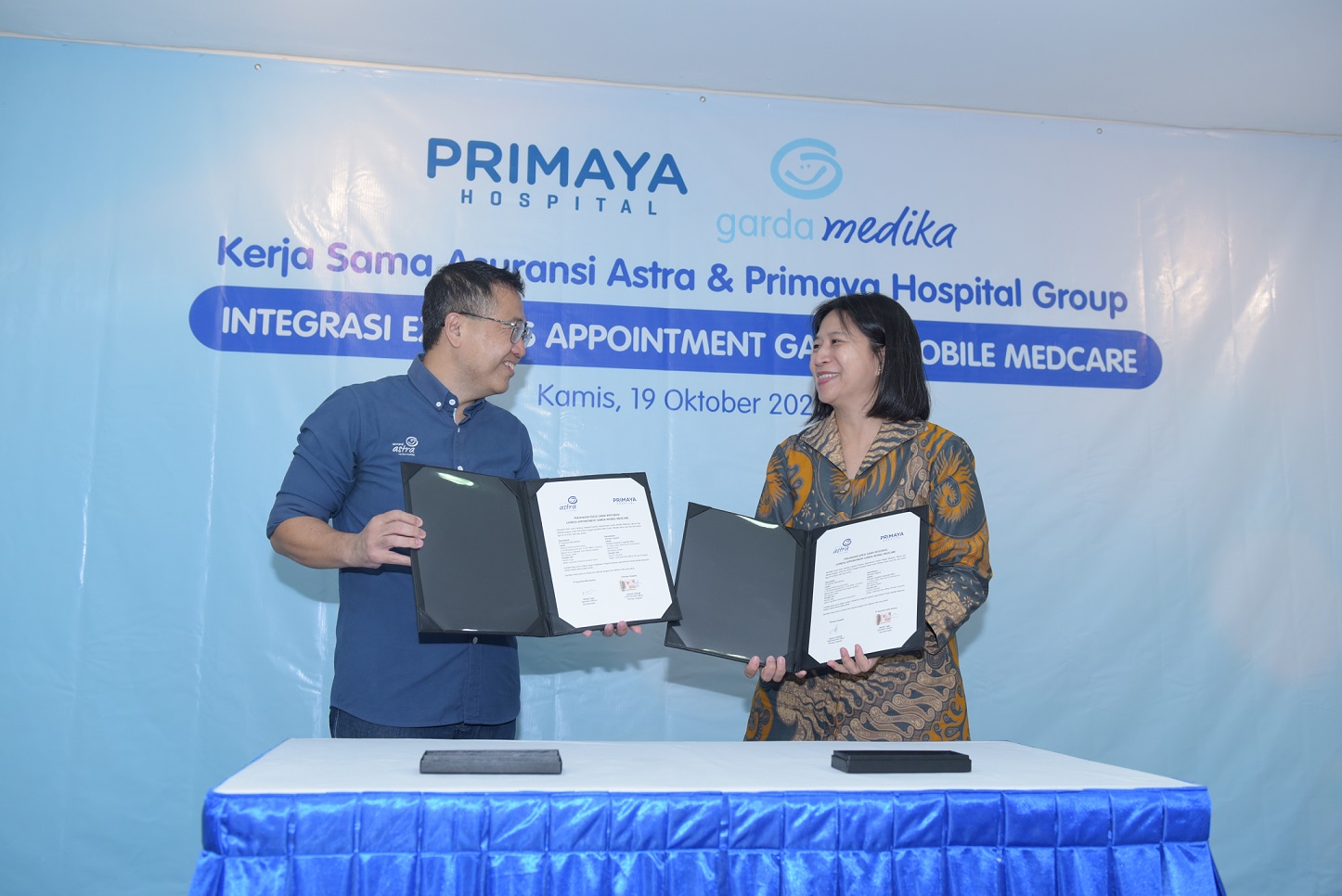 Kolaborasi Garda Medika dengan Rumah Sakit Primaya, Pasien Rawat Jalan Daftar Tanpa Antri dan Cashless dengan Fitur Express Appointment Garda Mobile Medcare