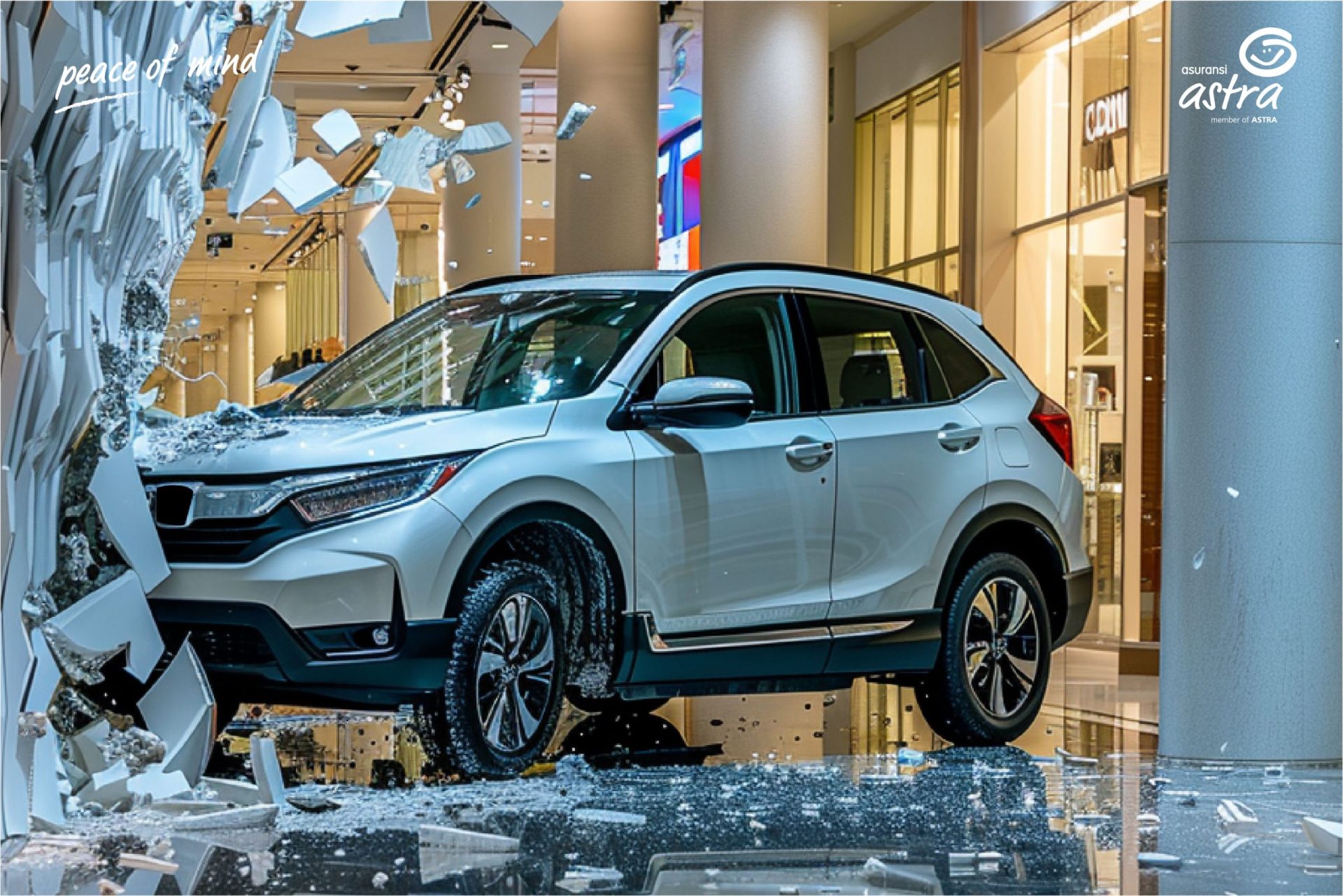 Mobil Pameran Menabrak Dinding Mal: Asuransi Apakah yang Dapat Menjamin